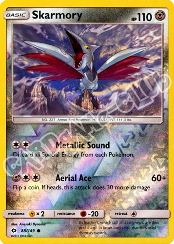 088 / 149 Skarmory comune foil reverse (EN) -NEAR MINT-
