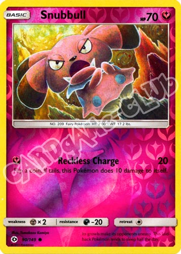 090 / 149 Snubbull comune foil reverse (EN) -NEAR MINT-