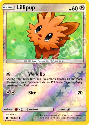 103 / 149 Lillipup comune foil reverse (EN) -NEAR MINT-
