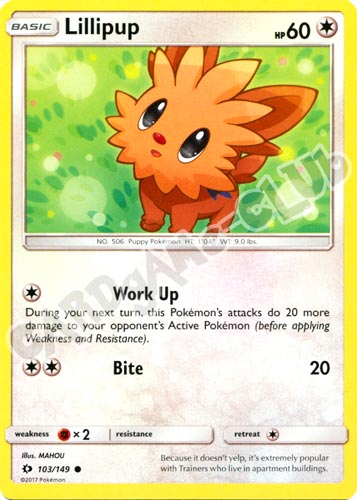 103 / 149 Lillipup comune normale (EN) -NEAR MINT-