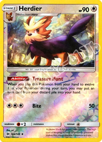 104 / 149 Herdier non comune foil reverse (EN) -NEAR MINT-