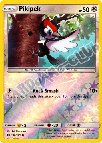 106 / 149 Pikipek comune foil reverse (EN) -NEAR MINT-