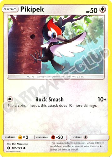 106 / 149 Pikipek comune normale (EN) -NEAR MINT-