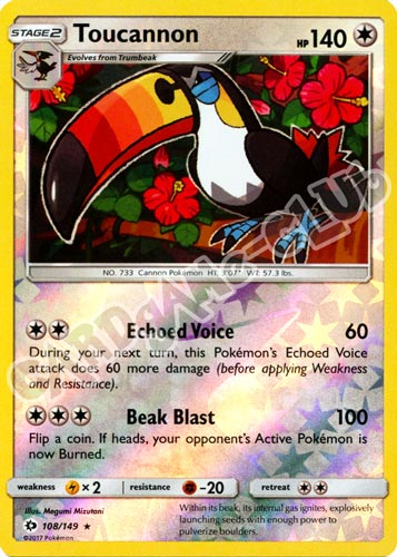 108 / 149 Toucannon rara foil reverse (EN) -NEAR MINT-