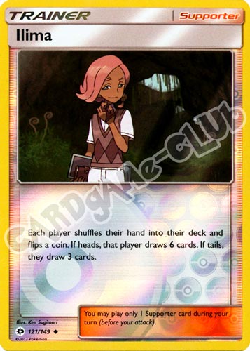 121 / 149 Ilima non comune foil reverse (EN) -NEAR MINT-