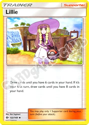 122 / 149 Lillie non comune normale (EN) -NEAR MINT-