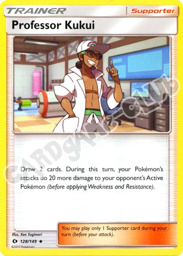 128 / 149 Professor Kukui non comune normale (EN) -NEAR MINT-