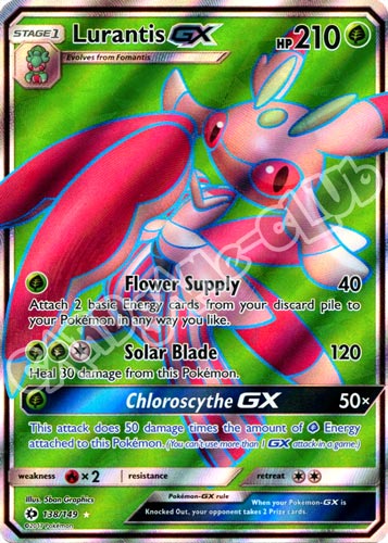 138 / 149 Lurantis GX rara segreta foil (EN) -NEAR MINT-