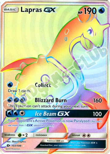 151 / 149 Lapras rara segreta foil (EN) -NEAR MINT-