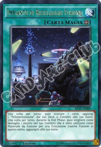RATE-IT000 Impianto di Riciclaggio Fusione rara 1a Edizione (IT) -NEAR MINT-