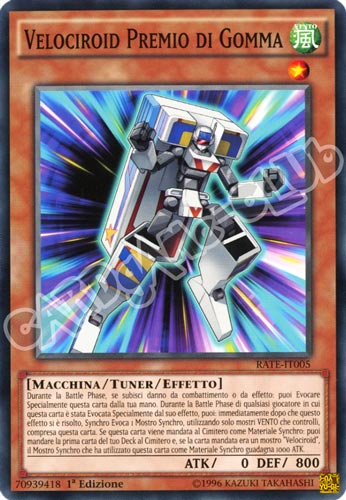 RATE-IT005 Velociroid Premio di Gomma comune 1a Edizione (IT) -NEAR MINT-