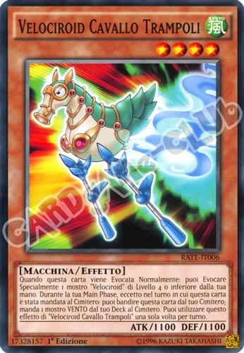 RATE-IT006 Velociroid Cavallo Trampoli comune 1a Edizione (IT) -NEAR MINT-