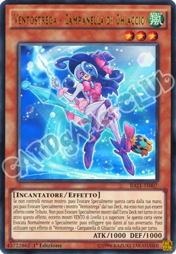 RATE-IT007 Ventostrega - Campanella di Ghiaccio ultra rara 1a Edizione (IT) -NEAR MINT-