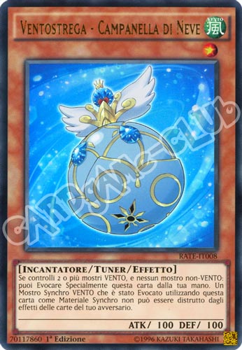 RATE-IT008 Ventostrega - Campanella di Neve ultra rara 1a Edizione (IT) -NEAR MINT-