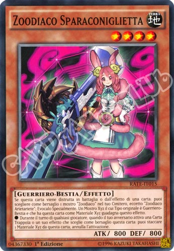 RATE-IT015 Zoodiaco Sparaconiglietta comune 1a Edizione (IT) -NEAR MINT-