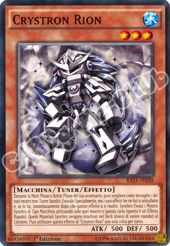 RATE-IT020 Crystron Rion comune 1a Edizione (IT) -NEAR MINT-