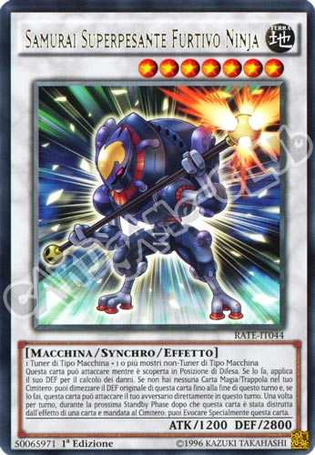 RATE-IT044 Samurai Superpesante Furtivo Ninja rara 1a Edizione (IT) -NEAR MINT-