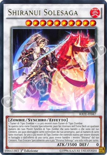 RATE-IT047 Shiranui Sunsaga rara 1a Edizione (IT) -NEAR MINT-