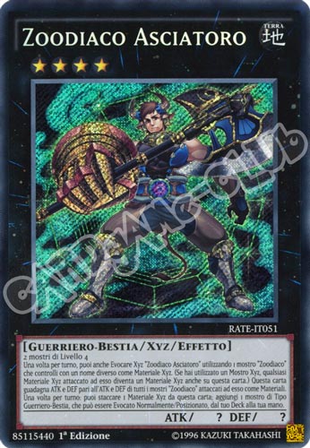 RATE-IT051 Zoodiaco Asciatoro rara segreta 1a Edizione (IT) -NEAR MINT-