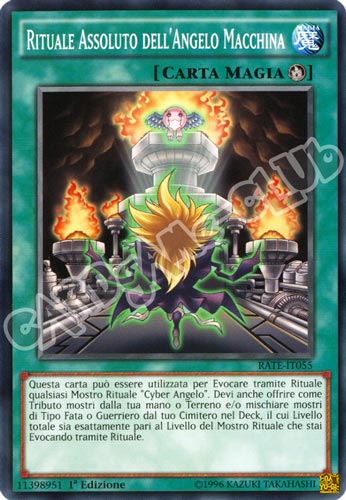 RATE-IT055 Rituale Assoluto dell'Angelo Macchina comune 1a Edizione (IT) -NEAR MINT-