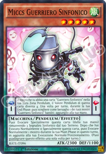 RATE-IT096 Miccs Guerriero Sinfonico comune 1a Edizione (IT) -NEAR MINT-