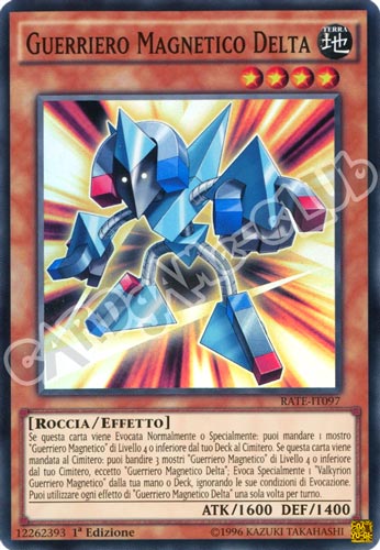 RATE-IT097 Guerriero Magnetico Delta super rara 1a Edizione (IT) -NEAR MINT-