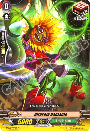 BT05-IT053 Girasole Danzante comune normale (IT) -NEAR MINT-