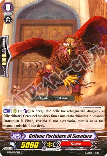 BT05-IT072 Grifone Portatore di Sventura comune normale (IT) -NEAR MINT-