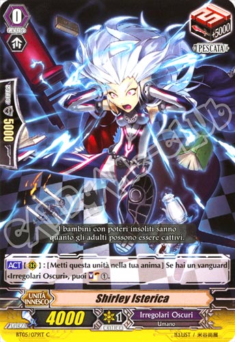 BT05-IT079 Shirley Isterica comune normale (IT) -NEAR MINT-