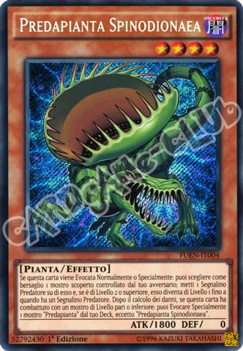 FUEN-IT004 Predapianta Spinodionaea rara segreta 1a edizione (IT) -NEAR MINT-