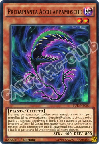 FUEN-IT006 Predapianta Acchiappamosche super rara 1a edizione (IT) -NEAR MINT-