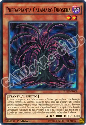 FUEN-IT008 Predapianta Calamaro Drosera super rara 1a edizione (IT) -NEAR MINT-