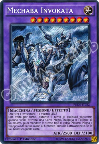 FUEN-IT032 Mechaba Invokata rara segreta 1a edizione (IT) -NEAR MINT-