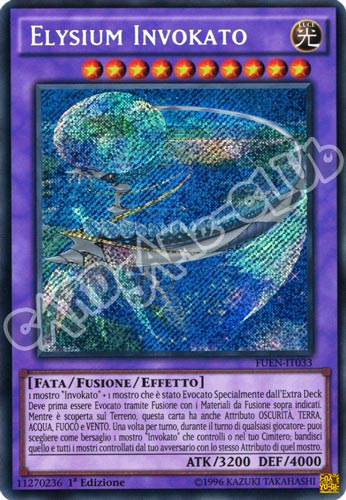 FUEN-IT033 Elysium Invokato rara segreta 1a edizione (IT) -NEAR MINT-