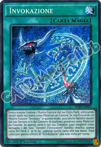 FUEN-IT035 Invokazione rara segreta 1a edizione (IT) -NEAR MINT-