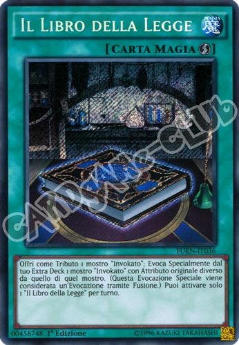 FUEN-IT036 Il Libro della Legge rara segreta 1a edizione (IT) -NEAR MINT-
