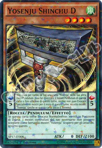 SP17-IT008 Yosenju Shinchu D comune starfoil 1a edizione (IT) -NEAR MINT-