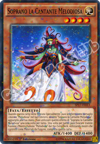 SP17-IT013 Soprano la Cantante Melodiosa comune starfoil 1a edizione (IT) -NEAR MINT-