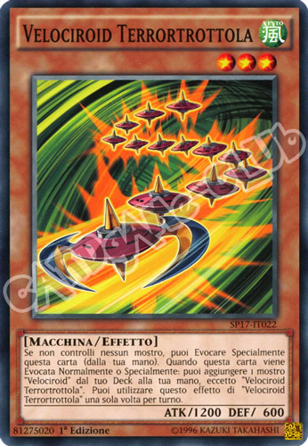 SP17-IT022 Velociroid Terrortrottola comune 1a edizione (IT) -NEAR MINT-