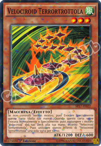 SP17-IT022 Velociroid Terrortrottola comune starfoil 1a edizione (IT) -NEAR MINT-