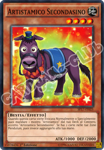SP17-IT025 Artistamico Sencondasino comune 1a edizione (IT) -NEAR MINT-