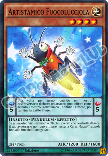 SP17-IT034 Artistamico Fuocolucciola comune 1a edizione (IT) -NEAR MINT-