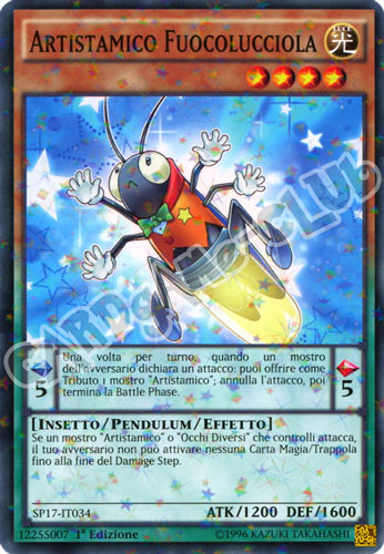 SP17-IT034 Artistamico Fuocolucciola comune starfoil 1a edizione (IT) -NEAR MINT-