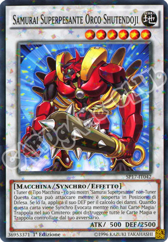 SP17-IT042 Samurai Superpesante Orco Shutendoji comune starfoil 1a edizione (IT) -NEAR MINT-