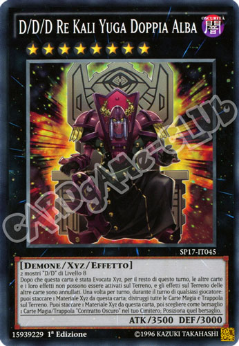 SP17-IT045 D/D/D Re Kali Yuga Doppia Alba comune 1a edizione (IT) -NEAR MINT-