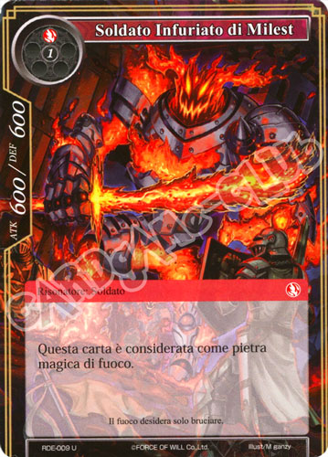 RDE1-IT009 Soldato Infuriato di Milest non comune normale (IT) -NEAR MINT-