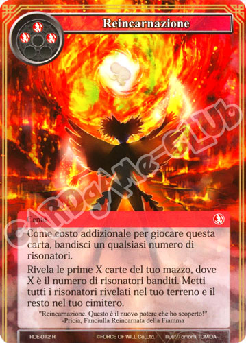 RDE1-IT012 Reincarnazione rara normale (IT) -NEAR MINT-