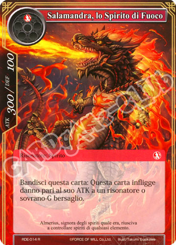 RDE1-IT014 Salamandra, lo Spirito di Fuoco rara normale (IT) -NEAR MINT-