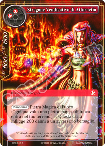 RDE1-IT016 Stregone Vendicativo di Attoractia comune normale (IT) -NEAR MINT-