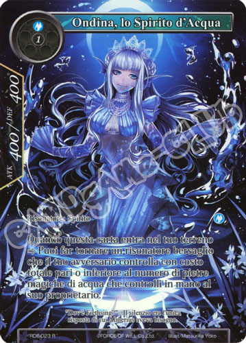 RDE1-IT023 Ondina, lo Spirito dell'Acqua rara parallel (IT) -NEAR MINT-